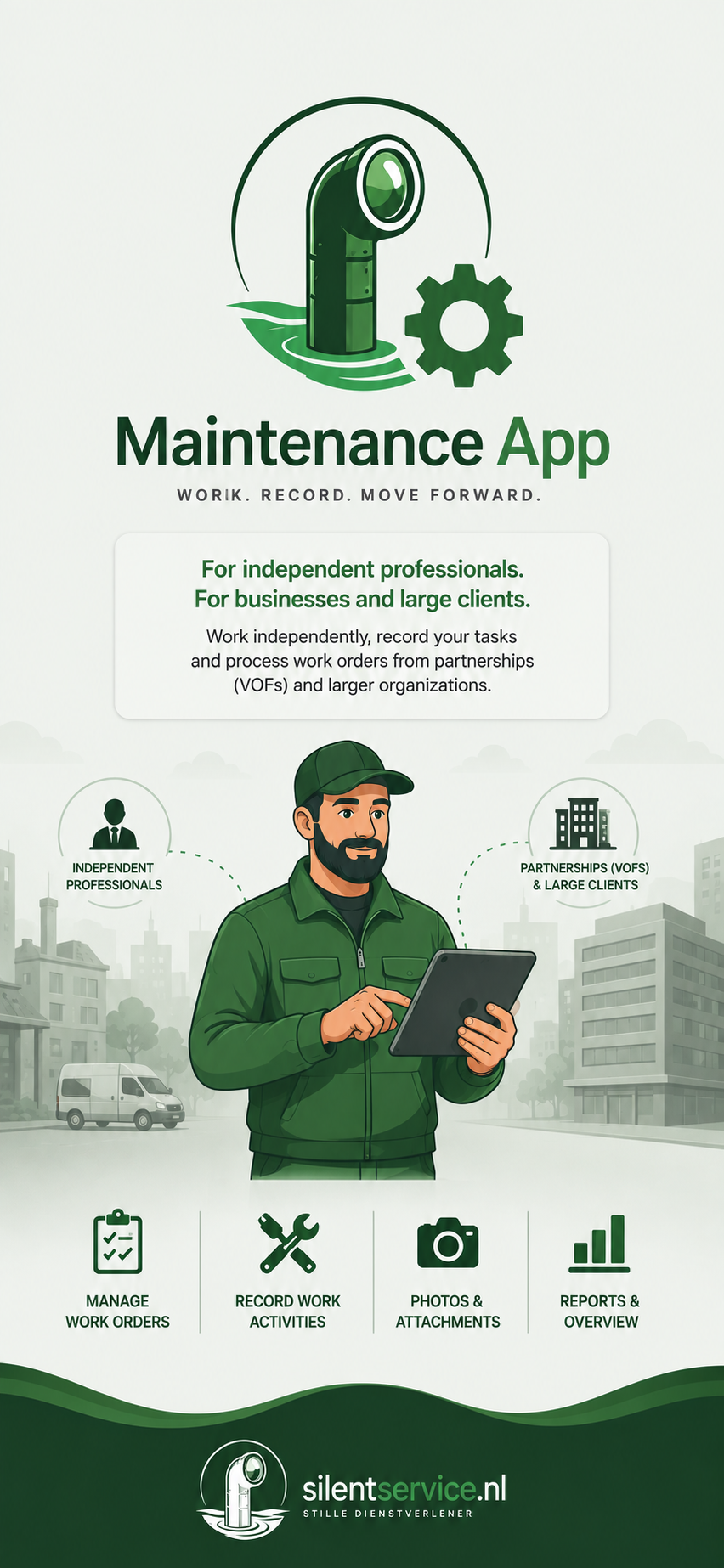 Maintenance App — work, record, move forward